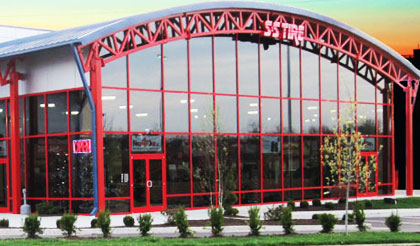 SS Tire Building Exterior Built by General Contractors From Lexington, KY